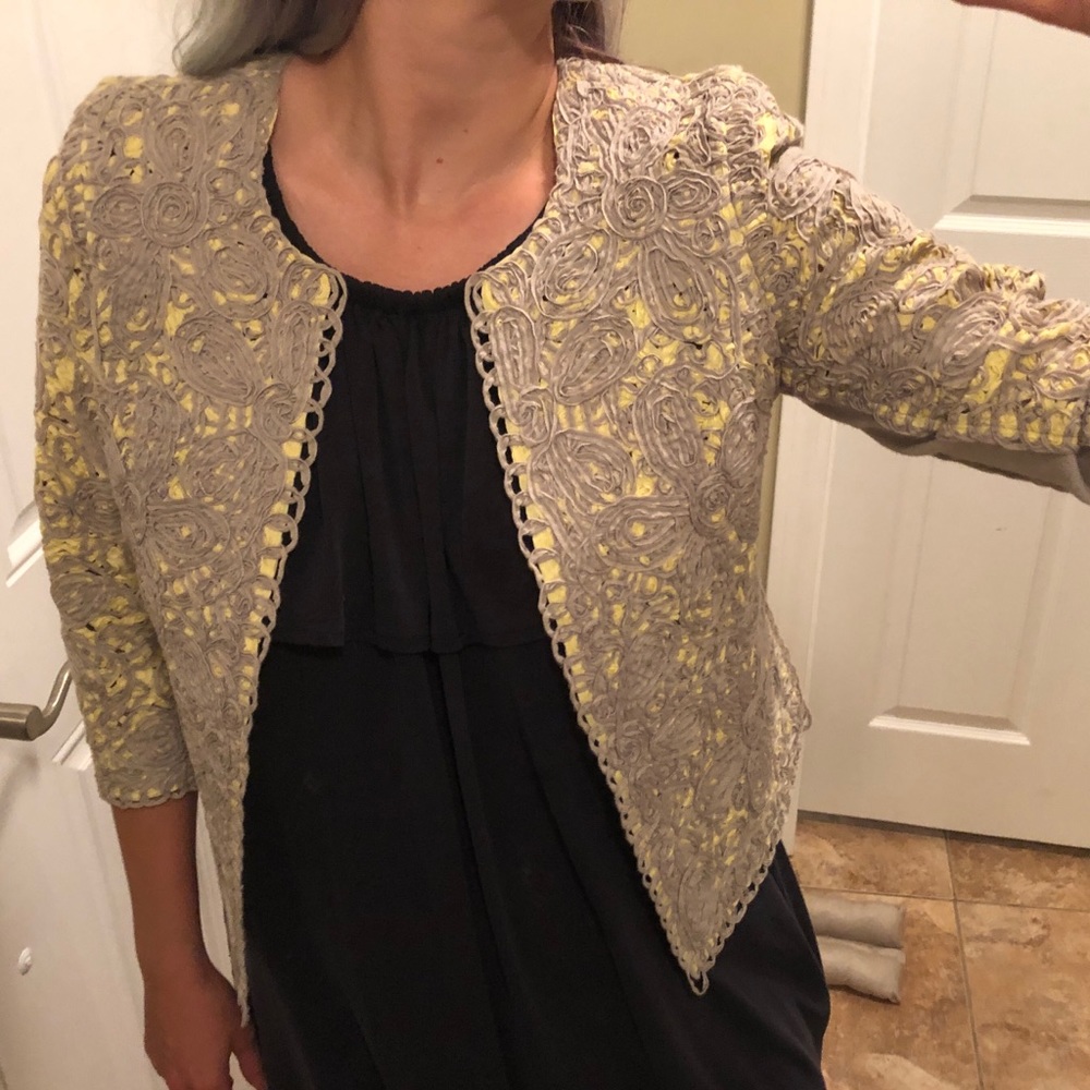 NIC+ZOE Cropped Jacket XS